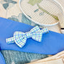 Baylor Bowtie - Sunrise Blvd. Blue & Turks Teal Chandler Check