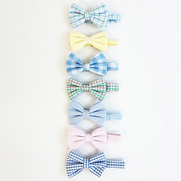 Baylor Bowtie - Park City Periwinkle Windowpane