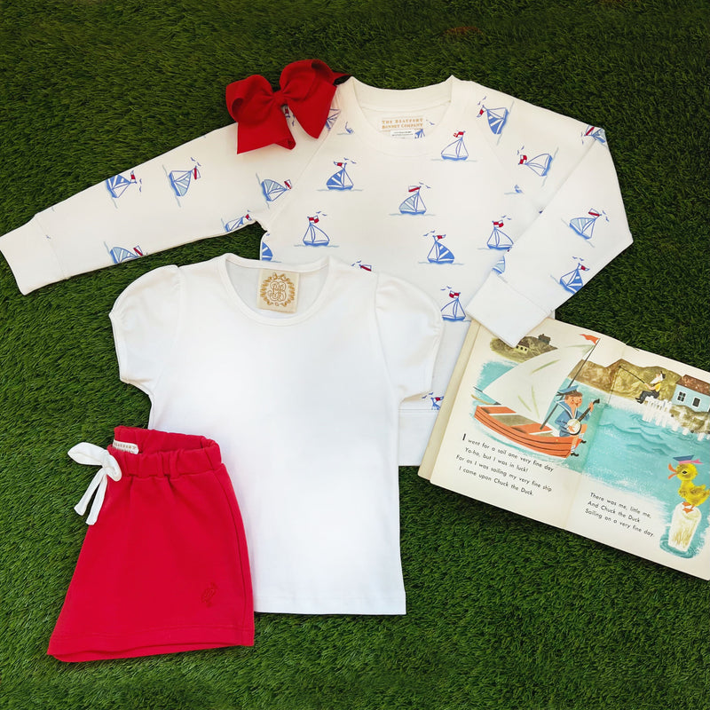 Penny's Play Shirt & Onesie - Worth Avenue White