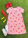 Polly Play Dress - Bow and Berry (Hamptons Hot Pink)