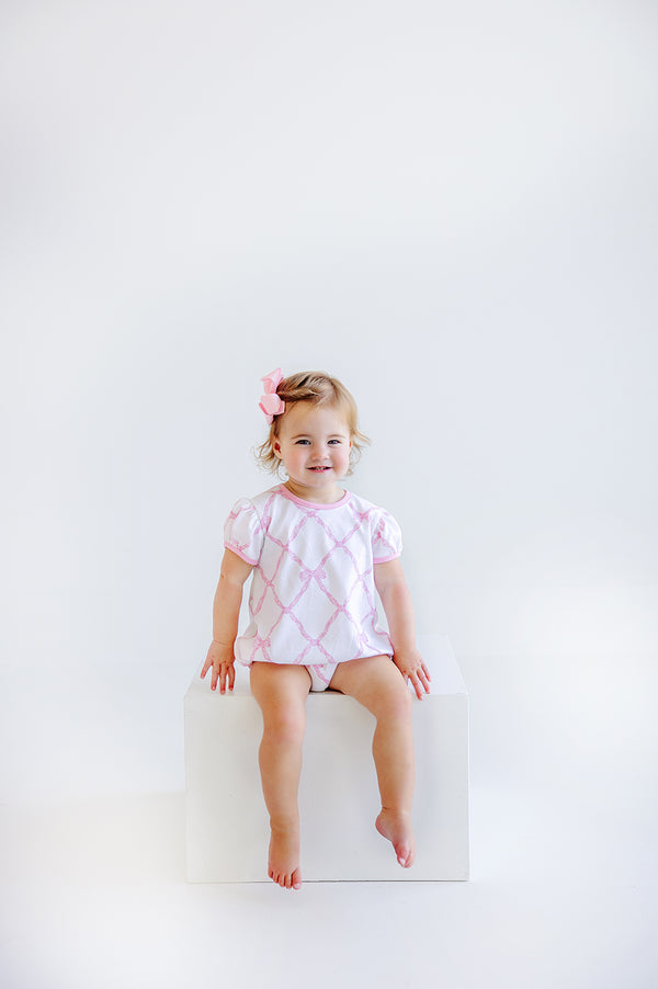 Penny's Play Bubble - Belle Meade Bow with Pier Party Pink