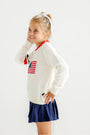 Prepletic™ Sammy Sport Skort - Nantucket Navy with Worth Avenue White