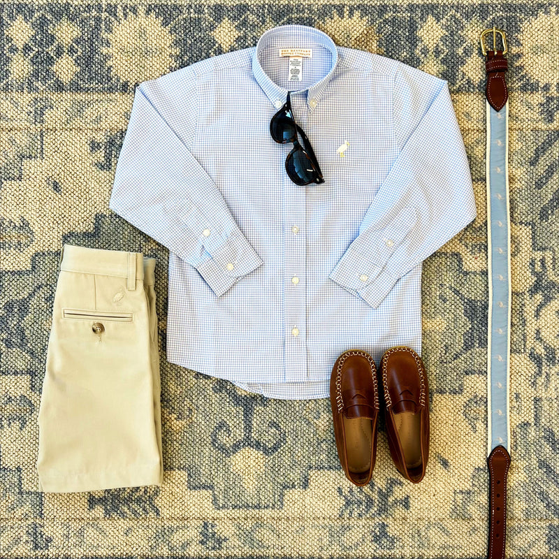 Charlie's Chinos - Keeneland Khaki with Keeneland Khaki Stork