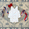 Wee Ones Hair Bow - Richmond Red