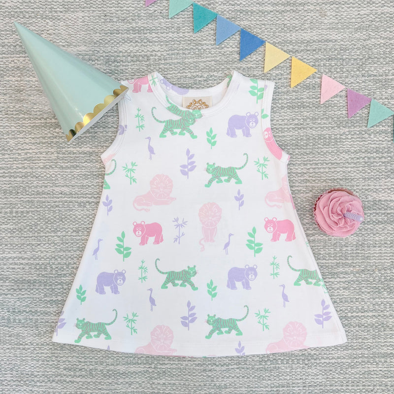 Sleeveless Polly Play Dress - Lions, Tigers, & Bears (Girl)