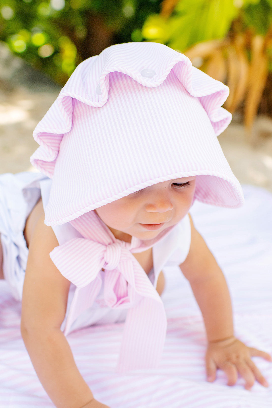 Buying Seersucker Shortall Beaufort Bonnet