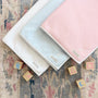 Silent Night Throw (Pima Jacquard) - Palm Beach Pink with Worth Avenue White