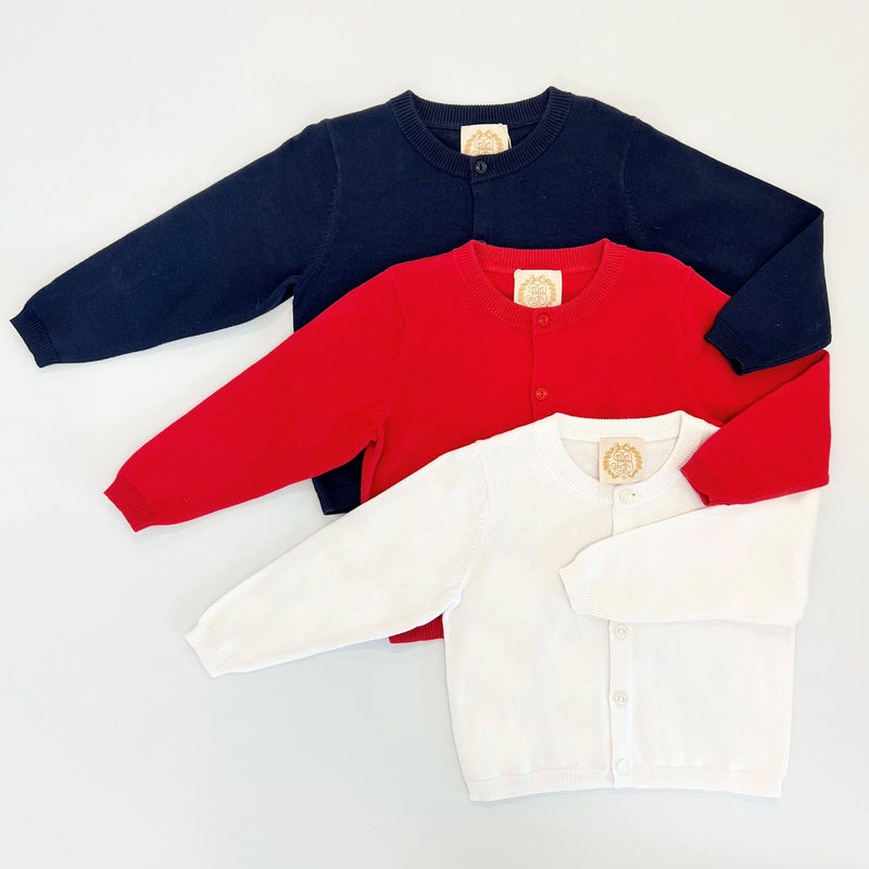 Cambridge Cardigan (Unisex) - Richmond Red