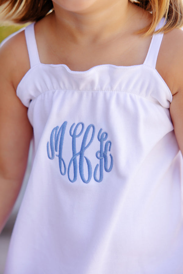  Monogram: Barbados Blue, Lainey Font