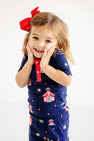 Sutton's Short Sleeve Set (Unisex) - Happy Little School House with Richmond Red