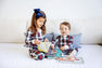 Sutton's Sweet Dream Set (Unisex) - Aiken Place Plaid with Palmetto Pearl