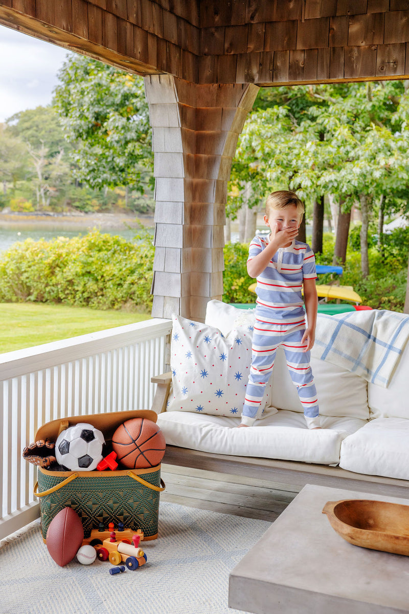 Sutton's Short Sleeve Set (Unisex) - Barrington Blue, Richmond Red, & Palmetto Pearl