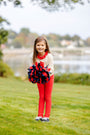 Isabelle's Intarsia Sweater - Sandy Springs Stone with Flower Intarsia