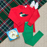 Cassidy Comfy Crewneck - Richmond Red Ruffle & Duck Applique