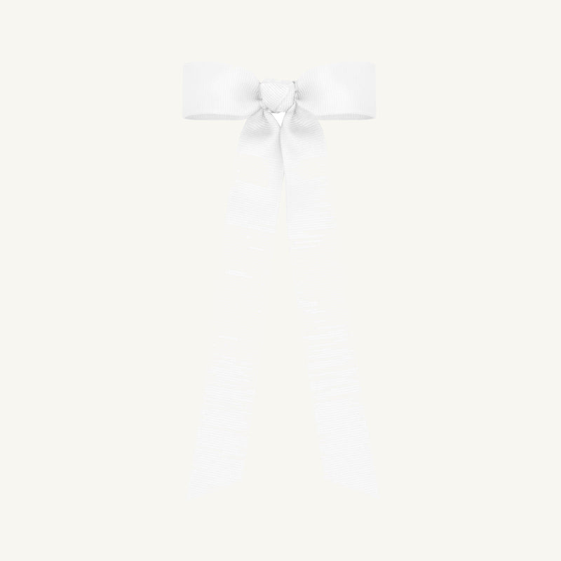 Wee Ones Hair Bow - Worth Avenue White