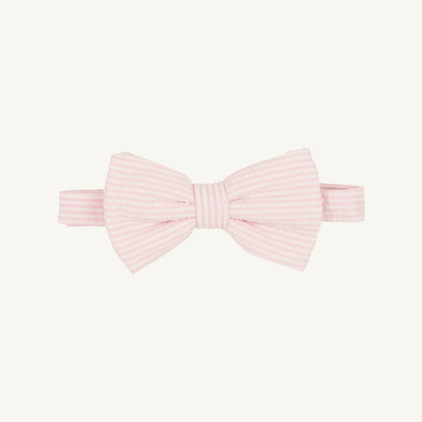 Baylor Bowtie - Pink Savannah Seersucker