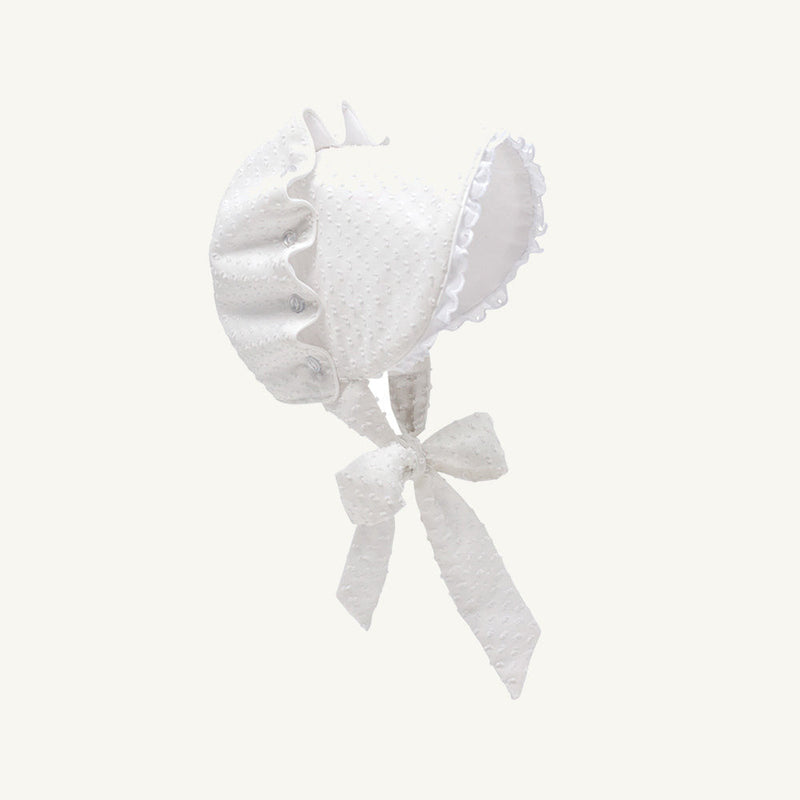 Bellefaire Bonnet - Worth Avenue White Dallas Dot