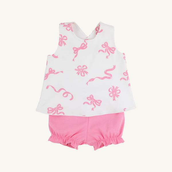 Bettye Bloomer Set - Never Too Many Bows with Hamptons Hot Pink