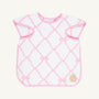 Big Bite Bib - Belle Meade Bow with Pier Party Pink