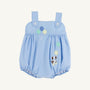 Bingham Bubble - Beale Street Blue with Dog Applique