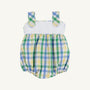 Bingham Bubble - Polo Field Plaid with Worth Avenue White