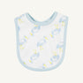 Burp Me Bib - Sir Proper Stork with Buckhead Blue