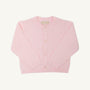 Cambridge Cable Knit Cardigan - Palm Beach Pink