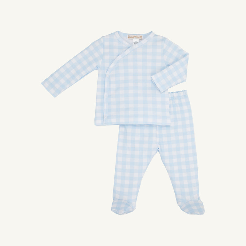 Cameron Cross-Front Set - Buckhead Blue Gingham