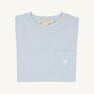 Carter Crewneck - Buckhead Blue with Worth Avenue White Stork