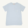 Carter Crewneck - Buckhead Blue with Worth Avenue White Stork