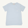 Carter Crewneck - Buckhead Blue with Worth Avenue White Stork