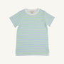 Carter Crewneck - Kennedy Cruise Stripe with Multicolor Stork