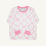 Cassidy Comfy Crewneck - Belle Meade Bow with Hamptons Hot Pink