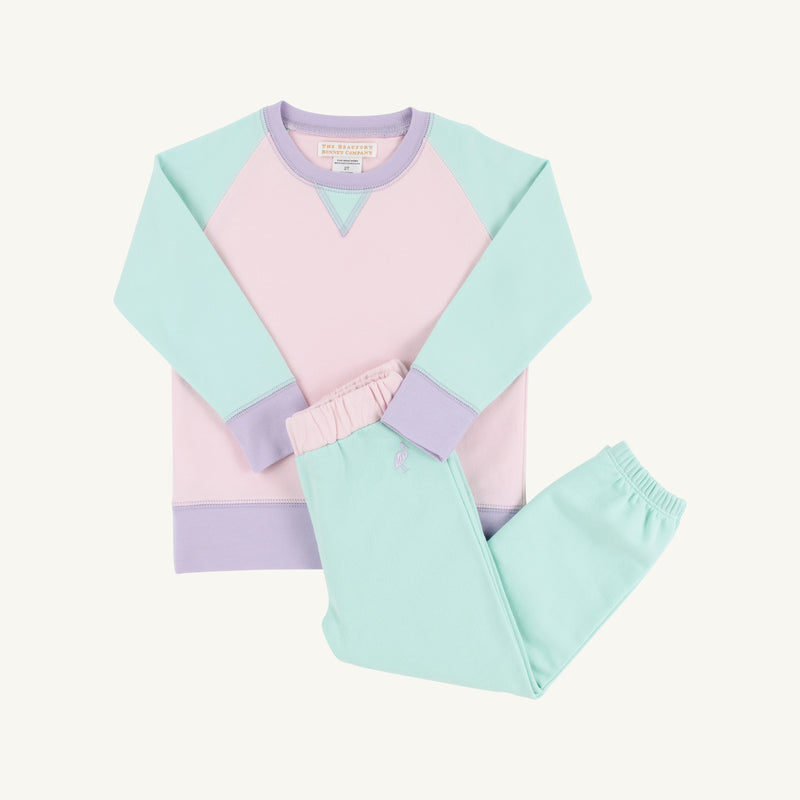 Cassidy & Gates Sweat Set - Sea Island Seafoam, Palm Beach Pink, & Lauderdale Lavender