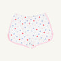 Cheryl Shorts - Happy Hearts with Pier Party Pink