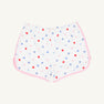 Cheryl Shorts - Happy Hearts with Pier Party Pink