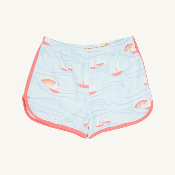 Cheryl Shorts - Wave Hello to the Sun with Parrot Cay Coral