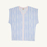 Colada Cover Up (Women) - Sea Wall Stripe with Palm Beach Pink