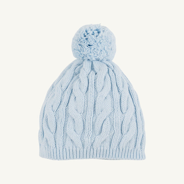 Collins Cable Knit Hat (Unisex) - Buckhead Blue