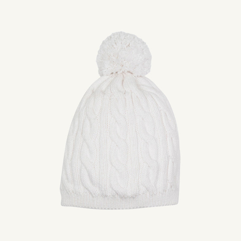 Collins Cable Knit Hat (Unisex) - Palmetto Pearl