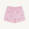 Critter Sheffield Shorts - Palm Beach Pink with Horse Embroidery & Buckhead Blue Stork