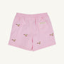 Critter Sheffield Shorts - Palm Beach Pink with Horse Embroidery & Buckhead Blue Stork