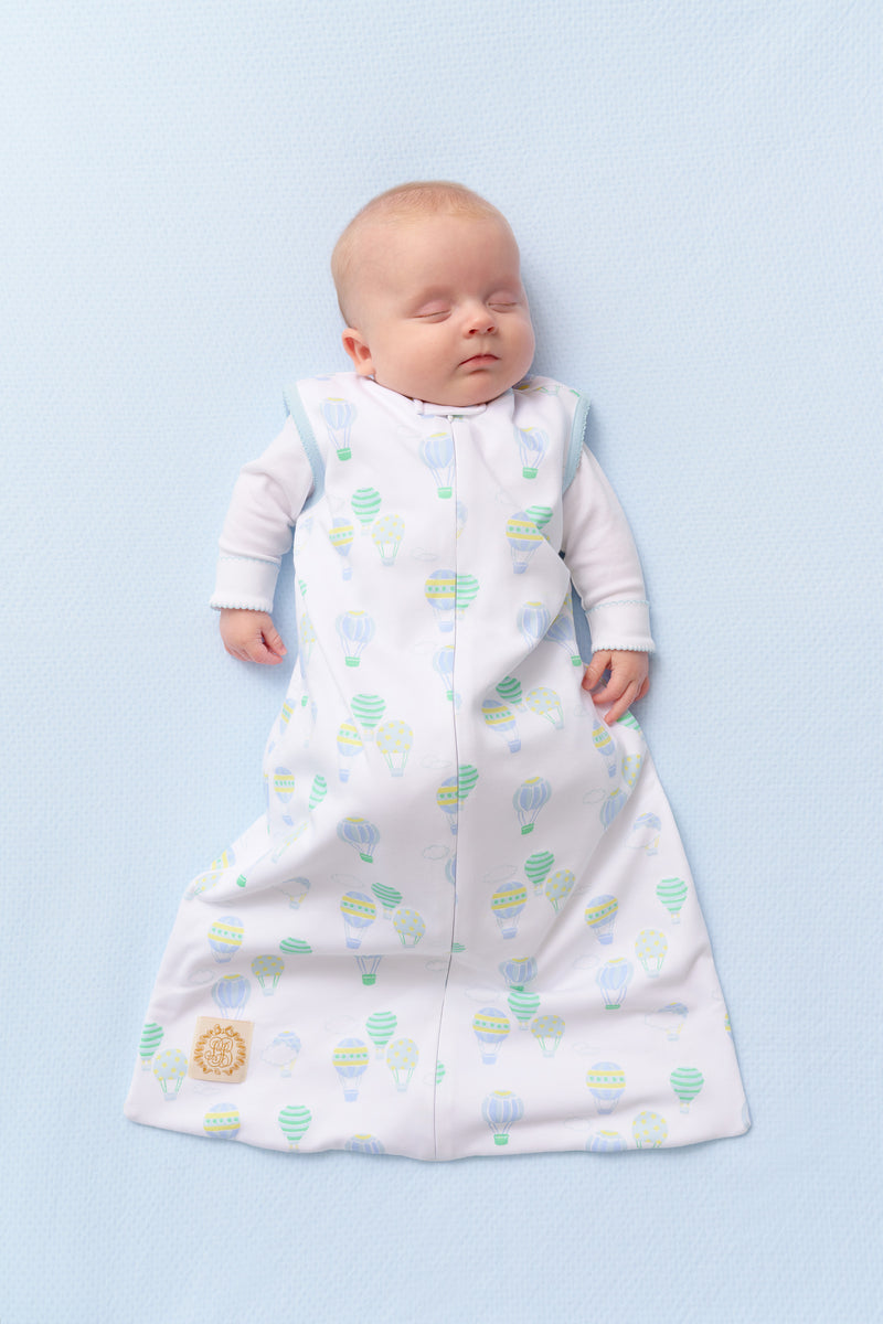 Beddie Bye Sleep Sack - Up Up and Away (Blue) with Buckhead Blue