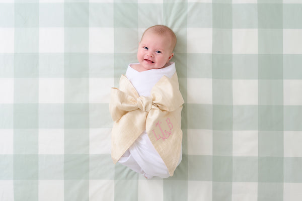 Bow Swaddle ® - Pearl Strand Silk