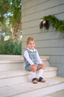 Peter Pan Collar Shirt & Onesie (Long Sleeve Woven) - Worth Avenue White