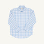 Dean's List Dress Shirt - Beale Street Blue Check with Worth Avenue White Stork