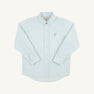 Dean's List Dress Shirt - Sea Island Seafoam and Beale Street Blue Windowpane with Beale Street Blue Stork