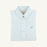 Dean's List Dress Shirt - Sea Island Seafoam and Beale Street Blue Windowpane with Beale Street Blue Stork