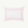 Feather the Nest Nursery Sham - Port Royal Rosebud with Palm Beach Pink