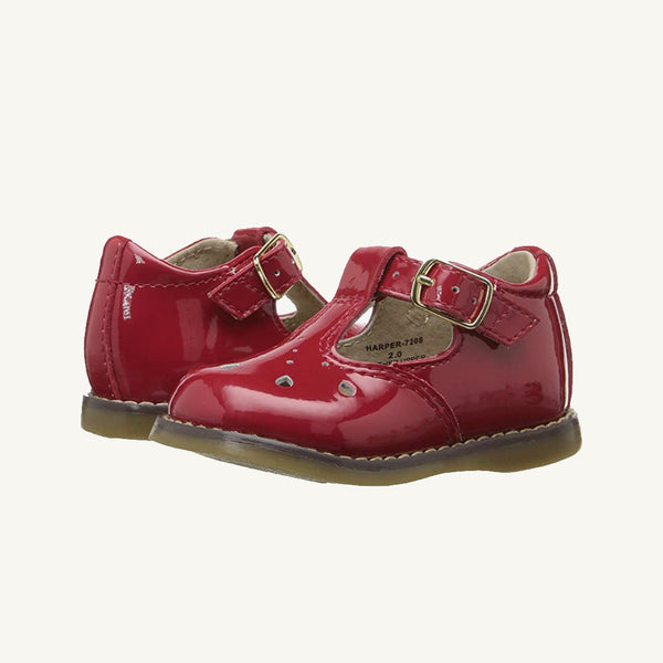 Footmates Harper Mary Jane - Richmond Red Patent